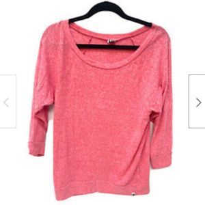 Roxy Womens Light Pink Long Sleeve Sweater Top S/P CH